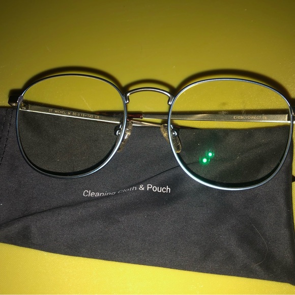 🆕 Blue/silver frames from (Eyebuy Direct) size 53 17/145 C8 Blue & silver legs - Picture 4 of 10